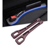 2PCS Vehicle-Mounted Gap Leak-Proof Filling Strip, Car Seat Gap Filler Set, Gap Stopper, Car Seat Crevice Gap Filler, Universal Gap Filler Pad,Multifunctional Seat Side Gap Filler for Car Seat (Brown)