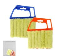 2PCS Venetian Blind Cleaner Tool Efficient Dust Removal Damp Duster Comfortable to Hold Excellent Material Wooden Blinds for Windows for Venetian Blinds Air Conditioner and Car AC Vent