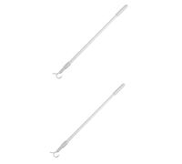 2pcs Venetian blind rod blind wand extender venetian blinds stick pickup grabber curtain rods for windows Window Blind Rod window rod aluminum alloy office replace