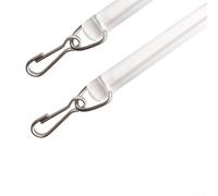 2PCS Venetian Blinds Pull Rods for Simple and Effective For Curtain Management (Transparent)