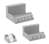 2pcs Vial Label Applicator for 3ml & 10ml Bottles, Easy & Precise Sticker Alignment Tool Labeling Machine Tool Label Maker Printer for Small Jars Essential Oil Containers Labs (Gray)