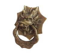 2pcs Vintage Brass Dragon Knocker for Door