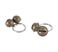2pcs Vintage Brasses Clatter Bells Loud Coppers Cats Small Collar Pet Fashion Accessory Pet Trackers
