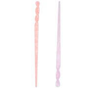 2pcs Vintage Hairpin Acetate Plate Bun Headdress for Lady B124