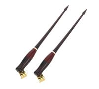 2pcs Vintage Oblique Dip Pen Holder for Calligraphy and Drawing, Black