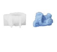 2PCS Vintage Retro Mini Car Candle Silicone Mold DIY Handmade Home Decorative Aromatherapy Soy Wax Making Mould Supplies for Home Decor(White04)