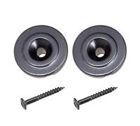 2Pcs Vintage String Trees Strings Retainer With Screw Round Slotted String Retainer Guide Tree For Guitar Bass Vintage Trees Strings With Mounting Screw