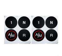 2PCS Vinyl Button Repair Decals for FIAT 500 MTA Gearbox Control Cell Enhancement