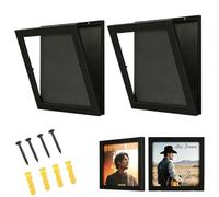 2pcs Vinyl Record Storage,11.2in Transparent Acrylic Record Frame,WallMounted Vinyl Display,Ideal For Storing Records,Photographs,MusicThemed DéCor And Collectibles,The For Wall Display