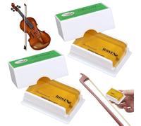 2PCS Violin Rosin, Cello Rosin, Violin Ro-sin for Bow, Versatile Natural Ro-sin for Vio-lin, Viola & Cello Bows, High-Performance, Low Dust Formula for Smooth Play, Premium String Instrument Accessory