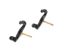 2pcs Violin Shoulder Rest Long Feet Replacement Parts For 4/4 & 3/4 Size Violin, Black