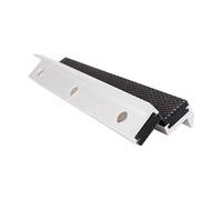 2Pcs Vise Jaw Pad Soft Vise Pad Aluminum Multipurpose Protectors Metal Clamps Flat Covers Silver Professional Technician Vise Jaw