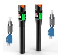 2PCS Visual Fault Locator 30KM, Fibre Optic Tester with FC Male to LC Female Adapter, VFL Fiber Light Pen for Single Mode 9/125μm, LC/FC/SC/ST Cable Testing, Fibre Network Maintenance Toolkit