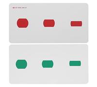 2Pcs Visual Sense Training Cards,Strabismus Correction Cards Improve Visual Sense Watertight Coated Paper Amblyopia Training Cards