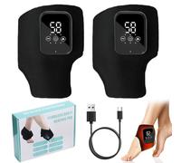 2PCS Vita Feet Relief, Vita Feet Relive, Emsense Foot Massager, Foot Renew Triple Method Massager with 3 Vibration Modes & 3 Heat Levels, Rechargeable Heated Foot and Ankle Massage for Women Men