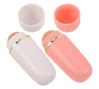 2pcs Volcanic Stone Oil Control Roller for Face Plastic Facial Tool | Reusable Oil Absorbing Ball, Gentle Deep Cleansing for Sensitive Skin, Portable for Office and Daily Use