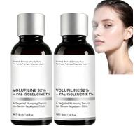 2pcs Volufiline 92% + Pal-Isoleucine 1% Plumping Serum,Advanced Skin Plumping&Tightening Concentrate,Hydrating Anti-Aging Facial Serum with Hyaluronic Acid for Wrinkles,Firming Booster for Face&Body