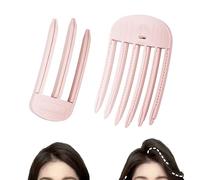 2Pcs Volumizing Hair Clips for Fluffy Bangs - Easy High Crown Volume Tool for Women & Men, No Crease Hair Root Lifting Clips for a Natural Puffy Lazy Hairstyle