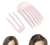 2PCS Volumizing Hair Clips for Women, Hair Volume Clip Styling Tools Volumizing Comb for Fluffy Bangs Clips for Root Lift, Root Booster Clips, Pink