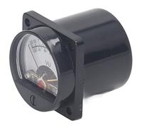 2Pcs VU Meter Header, Audio Level Indicator with LED Backlight, Pointer Sound Level Tester for DIY Car Home Stereo, 12V VU Audio Meter with Clear Scale Display