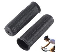 2Pcs Wagon Push Handle Attachment 30mm Inner Diameter Soft Rubber Wheelbarrow Handles Replacement Anti-slip 122 mm Round Tubes for Garden Farm