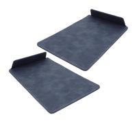 2pcs Waitress Check Presenter A5 Faux Leather Clipboard | Restaurant Bill Holder, Non-slip Metal Clip, Easy to Clean Finish, Office and Cafe Use