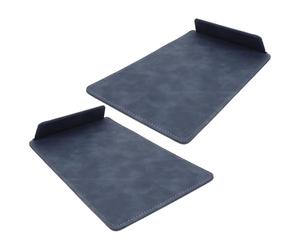 2pcs Waitress Check Presenter A5 Faux Leather Clipboard | Restaurant Bill Holder, Non-slip Metal Clip, Easy to Clean Finish, Office and Cafe Use