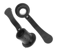 2pcs Walker Folding Lock Switch Handle Plastic Black 18x6cm | Ergonomic Thumb Press Operation, Effortless Folding, No Tools Required Installation, for Travel and Storage