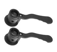 2pcs Walker Handle Lock Replacement Part Folding Switch Black | Plastic Material Measuring 18x6x6cm, Effortless Folding Feature, No Tools Required Installation, Fits Rollator Models