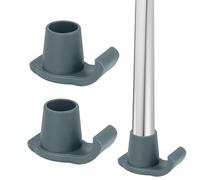 2Pcs Walker Skis Glides for Walking Frame, Universal Fit Walker Glide Skis, Rubber Walker Glides for Seniors, Essentials Walker Accessories Mobility Aid Accessory for Seniors