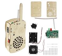 2Pcs Walkie Talkies Toy 650 Foot Communication Range DIY Radio Speaker Kit for Kids Experiments Kid 9-12 Boy Toys 8 9 10 11 13 Year Old Teen Girl