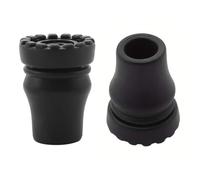 2Pcs Walking Stick Bottom Pads 16/20/22mm Trekking Pole Tip Protector Non-Slip Walking Pole Tips Replacement Cane Crutch Accessories (20mm)