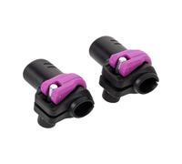 2pcs Walking Stick Lock Buckle 16mm Rubber Fastener for Hiking Poles | Secure Fixation, Anti Slip Knob, Even Pressure Distribution, Single Handed Length Adjustment, with Rods Tool
