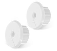 2Pcs Wall Bushing for Starlink Dishy Ethernet Cable, Cable Grommet Routing Kit Compatible with Starlink Ethernet Cables for Desk and Other Furniture for Organizing Protecting Cord (White)