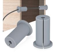 2pcs Wall Hole Cable Routing Kit for Starlink, Silicone Cable Feed Through Bushings Wall Grommets for 1 Inch Cables Cable Protective Sleeve for Starlink Cable Router and Ethernet Cable Adapter (Gray)