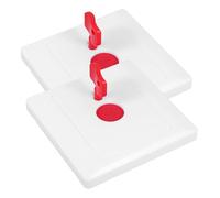 2pcs Wall Mount Emergency Call Button for Elderly Safety Home Use | ABS White Housing, Key Emergency Switch, Quick Install for Nursing Homes and Caregiver Alert Systems