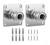 2pcs Wall Mounted Foam Nozzle Holder for Pressure Washer - Snow Foam Bracket with 1/4 Quick Connect Car Wash Accessories Organizer