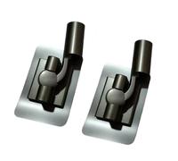 2pcs Wall Mounted Shower Holder Not Drilling Required Head Stand Simple Installation for Family Rental Bathrooms Wall Mount Bracket