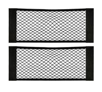 2Pcs Wall Sticker Organizer Pouch Bag for Ford Tourneo Courier I 2014-2024, Vehicle Trunk Storage Mesh Cargo Pouch Bag Holder Pocket Trunk Organizer,80x25cm