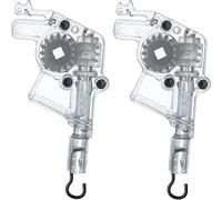 2pcs Wand Tilter for 2" Low Profile Horizontal Blinds Tilt Mechanism Hook Connection with Square Shaped Gear Low Rail Blinds Accessory