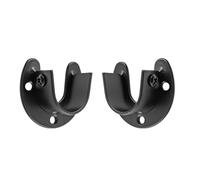 2PCS Wardrobe Bracket Supports Heavy Duty Rod Holder Wardrobe Organizers Clothing Rod for Closet Rods Robust Home Storage Solution