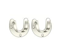 2PCS Wardrobe Bracket Supports Heavy Duty Rod Holder Wardrobe Organizers Clothing Rod for Closet Rods Robust Home Storage Solution