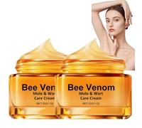 2PCS Wart Removal Cream,Skin Tag Remover Cream,Wart & Moles Removal Cre/am Skin Moisturiser,Bee Venom Treatment C/ream,Tags and Mole Remover Cr/eam for Body,Removing M/oles Creams,Face Moisturizers