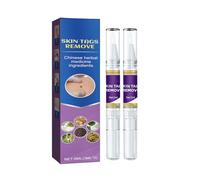 2PCS Wart Remover Pen, Fast-Acting Wart Freeze Removal, Skin Tag Remover Pen, Suitable for All Skin Types, Convenient Home Care, Safe and Gentle, Body and Hands Skin Tag Removal kit