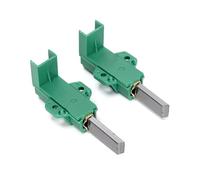 2Pcs Washing Machine Carbon Brush Holder 371202405, 371202407, 371202410 (12.5x5x35mm) Compatible with Beko WM6167S WM74135W WMA767S