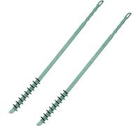 2PCS Washing Machine Cleaning Brush, Front Load Washer Cleaning Brush, Nylon Brushes for Cleaning, Extended Handle Washing Machine Slot Crevice Brush (Green)