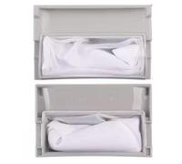 2pcs Washing Machine Dust Bag Filter Net Parts Accessories, Compatible with LG(10.2 * 6.5cm)