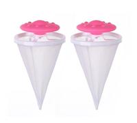 2Pcs Washing Machine Hair Catcher Reusable Lint Removal Meshes Bag For Pet Owners Efficient Hair Removal Laundry Accessory Floating Catcher