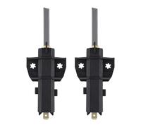 2Pcs Washing Machine Motor Carbon Brushes for Hoover, for Candy Washing Machines, Replaces Part 49018683 92126721 for Dynamic Next Ceset Motor Carbon Brushes Replacement Accessories (Black)