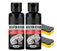 2pcs Watch Polishing Kit,Premium Glass Scratch Remover & Watch Cleaning Kit with Polish Paste,Watch Tools for Glasses,Phone Screen & Watch Scratch Repair Cream,Polishing Paste with Sponge,High Gloss